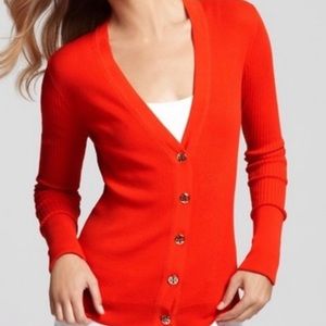 Authentic Tory Burch Cardigan with Logo Buttons
